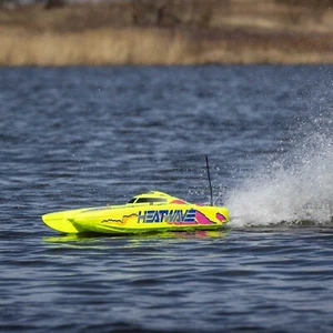 Pro Boat Blackjack 24" V2 Catamaran Brushless Heat Wave Visual ARTR PRB08049T1 - Picture 1 of 6