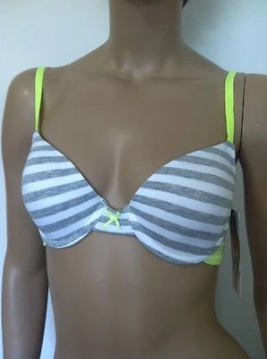 SO Bra Soft Convertible T-Shirt Jen Stripe SI381004B Sz.32,34,36 (A/B/C) - Image 1 of 4