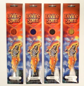 PALITOS DE INCIENSO DIVINE SPIRIT 100-500 COLORES DE 10" - 12 AROMAS - P&P GRATIS REINO UNIDO - Imagen 1 de 3