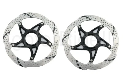 2x TRP 25 Disc Brake Rotor - 160mm Center Lock Silver/Black - Image 1 of 4