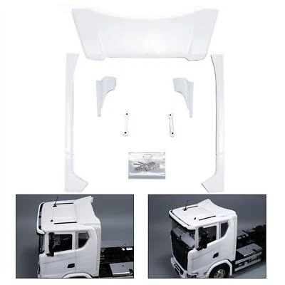 Cab Roof Spoiler Narrow Side Wing for 1/14 RC Tractor Truck 770S 56368 56371 DIY - Image 1 of 2