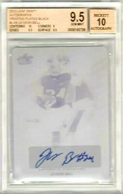 (#1/1) BGS 9.5 10 Autograph Le'veon Bell Auto Rc 2013 Leveon Bell Rookie Signed - Image 1 of 3