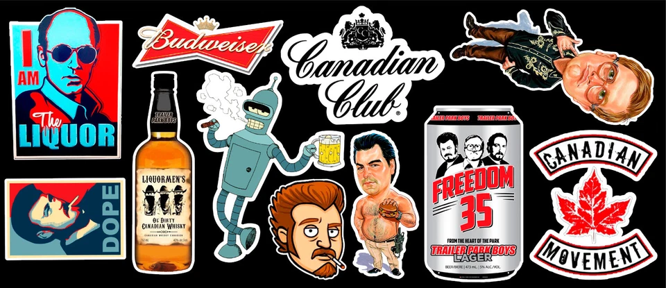 Liquor Vinyl Sticker Pack #1 - Image 1 of 1