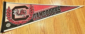 30" Vintage USC GAMECOCKS College WINCRAFT FELT PENNANT Full Size Football - Picture 1 of 5
