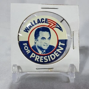 Vintage 1972 George ""Wallace for President"" politische Kampagne Knopfstift - Bild 1 von 3