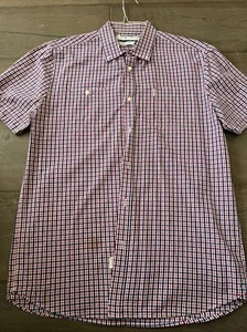Five Four Men’s Plaid Short Sleeve Shirt Size L - Picture 1 of 2