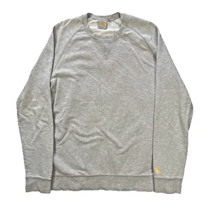 Carhartt Herren Chase Sweat Pullover grau gesticktes Logo Sweatshirt Gr. XL - Bild 1 von 19