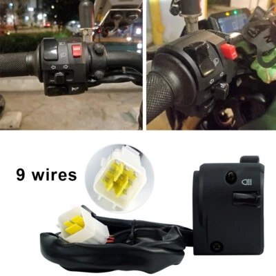 22MM 7/8" Manillar Moto Señal de Giro Luz Bocina Arranque Interruptor Interruptor Control Foto 1 de 4