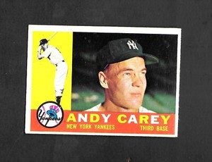 1960 TOPPS #196 ANDY CAREY - NM+++ 3.99 MAX SHIPPING COST