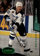 1993-94 Parkhurst Lightning Hockey Card #197 Chris Kontos