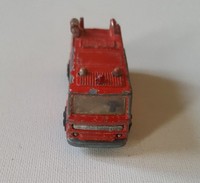 Vintage No Year Playart Fire Tender Department Red Engine Truck Hong Kong MB55