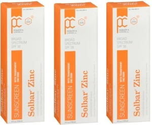 Solbar Zinc SPF 38 Sunscreen Lotion 4oz (3 Pack) - Picture 1 of 1