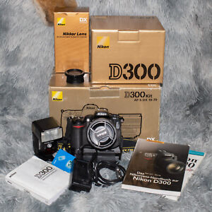 Nikon D300 Kit mit nur 12229 Auslösungen, ready to start