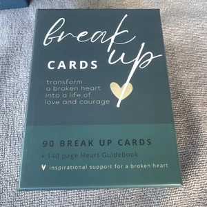 Break Up Cards 90 Break Up Cards + 140 Page Heart Guidebook Brand New! - Picture 1 of 4