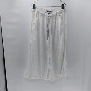 Pantalones Beau/Dawson Signature Collection Blancos Pierna Ancha Cinturón Bolsillos Talla XL - Imagen 1 de 12