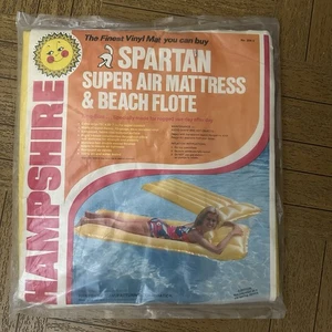 Materasso Super Air Spartan vintage mai aperto e flotta da spiaggia Hampshire - Foto 1 di 7