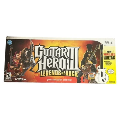 Guitar Hero III Legends of Rock Bundle Nintendo Wii Guitar Only - No Game Tested - Image 1 of 4
