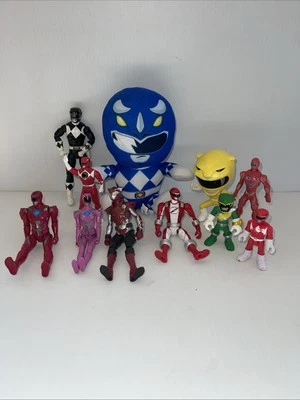 POWER RANGER TOY LOT INCLUDES/FIGURES/ PLUSHIE/ BK KIDS MEAL TOY - Image 1 of 4