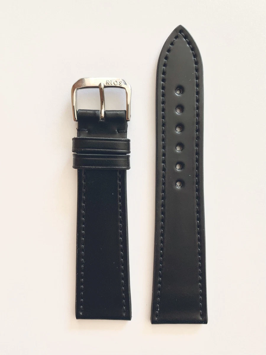 Sulla RIOS 1931 Herren-Uhrenarmband Aus Leder – Vintage Style, 24 Mm Breite, Dunkelbraun, Handgefertigt In Deutschland