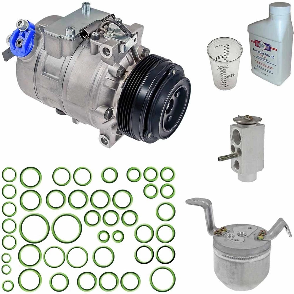 Compresor de aire acondicionado Omega con kit de reparación de aire acondicionado para BMW M3 325i Foto 1 de 1