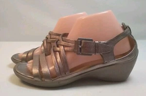 ECCO Low Heel Strappy Sandals Size 39 (US 8 / 8.5) - Picture 1 of 9