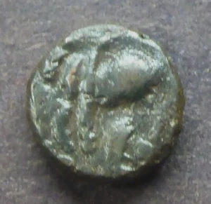 INDIEN MITTELALTER NARWAR "GANAPATI NAGAS" 450 AD WINZIGE BRONZE b KANADA/US KOSTENLOSER VERSAND - Bild 1 von 2