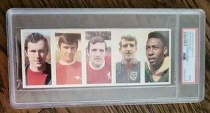 PELE PSA MINT 9 POP 1 FINEST 1970 Daily Sketch World Cup PANEL ⚽️ - Picture 1 of 6