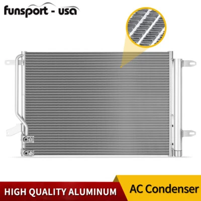 AC Condenser for Volkswagen 2011-2015 Jetta Sedan 2012-2015 Beetle Aluminum - Image 1 of 4