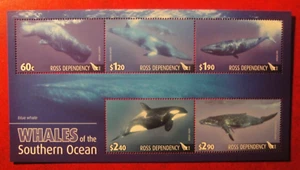 New Zealand, Ross Dependency 2010. Whales of the Southern Ocean. Mini-Sheet MUH. - Bild 1 von 1