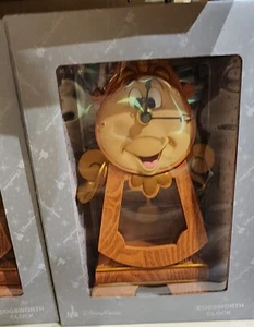 Disney Parks Die Schöne und das Biest Cogsworth Uhr 10" funktionierende Uhr Figur neu - Bild 1 von 1