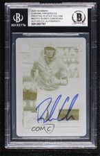 2020 Bowman Chrome Prospects Printing Plate Yellow 1/1 Ruben Cardenas Auto ow6