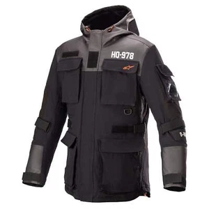 Parka Alpinestars Motocicleta Moto Negra - Imagen 1 de 3