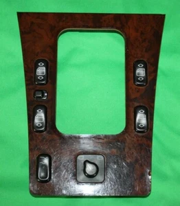 1996-1999 Mercedes-Benz E300 CENTER CONSOLE WOOD TRIM BURL OEM MASTER WINDOW - Picture 1 of 5