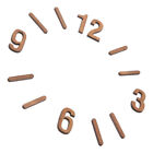 Kit de fabrication d'horloge en bois chiffres mur numéros de remplacement numériques