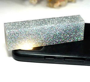101.24 Ct+ Natural New Australian Glitter Grey Opal Certified Untreated Gemstone - Bild 1 von 11