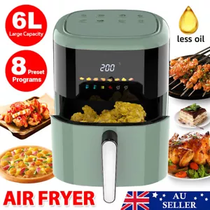 8IN1 Air Fryer 6L XXL LED Fryers Oven Airfryer Healthy Cooker Free Oil Kitchen - Picture 1 of 12