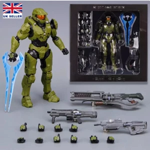 Ha*o 4 Master Chief Green Spa*an 7'' Action Figure Collection Model PVC Toy - Picture 1 of 17
