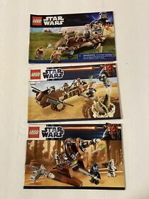 lego star wars #7929 #9491 #9496 instruction manuals only