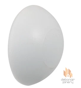 Parachoques de tope de puerta Hafele BLANCO o NEGRO de goma autoadhesivos montados en la pared - Imagen 1 de 7