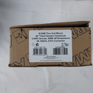 Garmin Airmar B150M Thru-Hull Mount Transducer with 20 Degree Tilt - Foto 1 di 5