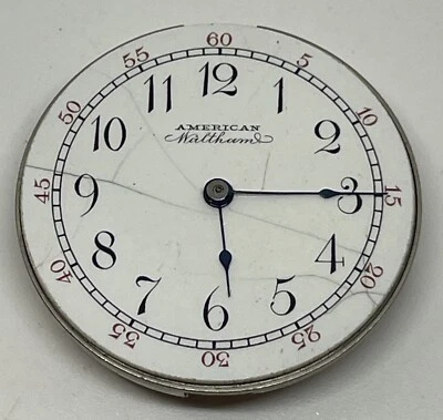 RELOJ BOLSILLO AMERICAN WALTHAM 1898 0s 7 Joyas Funciona Foto 1 de 4