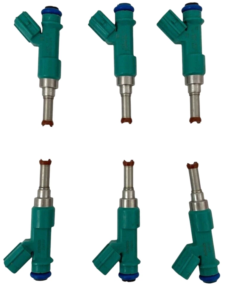 OEM TOYOTA  FUEL INJECTOR SET OF 6 2010-2018 3.5L 2GRFE CAMRY LEXUS  23209-31090 Foto 1 de 4