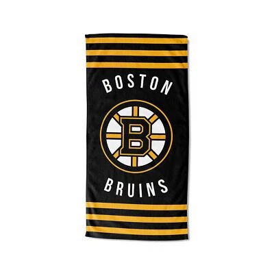 Toalha de praia Northwest NHL unissex-adulta Boston Bruins listras 30" x 60" - Imagem 1 de 2