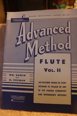 Flute: Rubank Advanced Method Vol. II - NEW! - Image 1 of 4