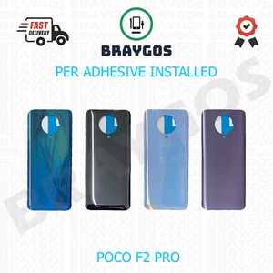 Cubierta trasera de batería trasera vidrio con adhesivo para Xiaomi Poco F2 Pro M2004J11G - Imagen 1 de 5