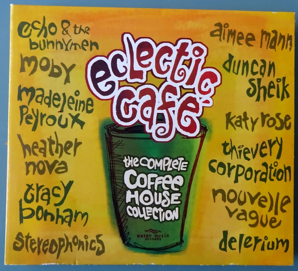 Eclectic Cafe - 14 trk CD - Echo & Bunnymen, Moby, Heather Nova, Delerium etc - Image 1 of 1