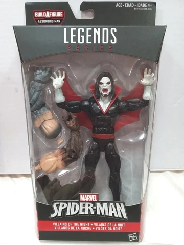 Marvel Legends MORBIUS - Spider-Man ABSORBING MAN BAF Series 6" Figure NEW Cover