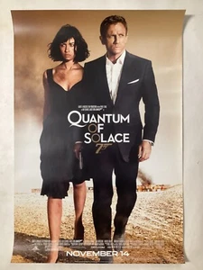 QUANTUM OF SOLACE 2008 James Bond 007 Olga Kurylenko One Sheet Movie Poster - Picture 1 of 2