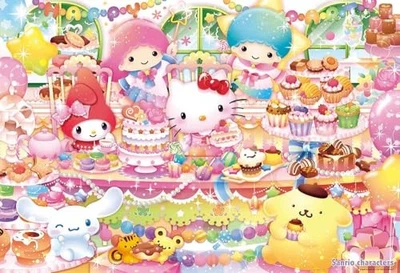 Beverly 1000-Piece Jigsaw Puzzle &quotHappy Sweets Party" 49x72cm (Made in - Image 1 of 3