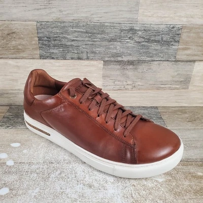 Zapatos Birkenstock Bend bajos para hombre talla 10 coñac blanco cuero con cordones Foto 1 de 4